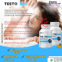TESTO 360 SUPERA DESAFIO SEXUAL Y CRECIMIENTO VIRIL RAPIDAMENTE 